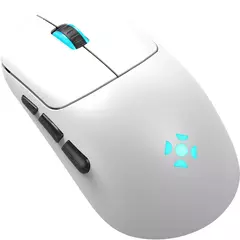 Mouse Gamer Fortrek Rogue White, RGB, Wireless, Sem Fio, BT, 16.000DPI, 6 Botões Programáveis, Recarregável, Switch By Huano - loja online
