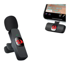 Microfone de Lapela Sem Fio Redragon Athan - GM93 saída USB-C com Adaptador Lightning na internet