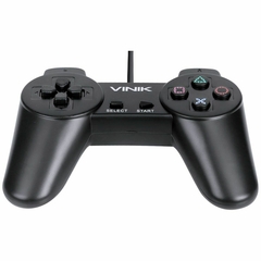 Controle USB modelo PS1 Vinik (PC/Notebook) - WZetta: Pcs, Eletrônicos, Áudio, Vídeo e mais