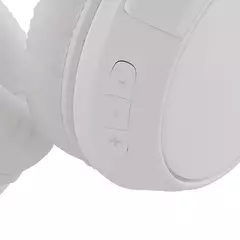 Headphone Bluetooth GT Go Branco BT 5.4/ 12H Autonomia/ Alcance 10M/ Entrada MicroSD/AUX - WZetta: Pcs, Eletrônicos, Áudio, Vídeo e mais