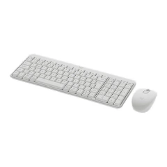 Kit Teclado e Mouse Sem Fio Bluetooth Logitech MK250 Branco - WZetta: Pcs, Eletrônicos, Áudio, Vídeo e mais