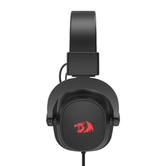 Headset Gamer Redragon Zeus Lite Black, Led RGB, Drivers de 53mm, Microfone Removível (Conexão 1XP3)(Com Adaptador P2)(Pega em Todas as Plataformas) - WZetta: Pcs, Eletrônicos, Áudio, Vídeo e mais