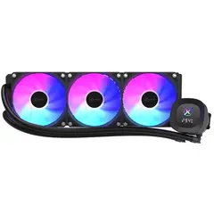 Water Cooler Kalkan Aura Digital 360mm Led ARGB, Com Display, Intel/AMD LGA1851/AM5 TPD: 300W ± 10% - KLK00101 - WZetta: Pcs, Eletrônicos, Áudio, Vídeo e mais