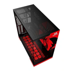 Gabinete Gamer Geometric Future Model 5 Redragon *Com 5 Fans - E-ATX, ATX, Micro-ATX e Mini-ITX - GEO-M5F-RD - loja online