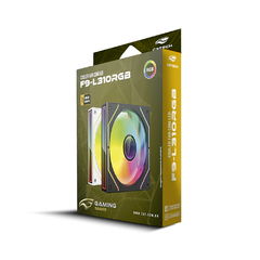 Cooler Fan 120mm C3Tech F9-L310BKRGB Led Rgb *6 Pinos Controladora - loja online