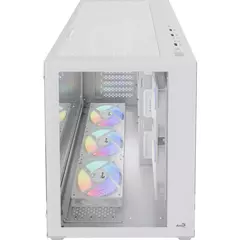 Gabinete Gamer Aerocool Dryft White *Com 6 Fans Led Rgb* - Micro-ATX e Mini-ITX - WZetta: Pcs, Eletrônicos, Áudio, Vídeo e mais
