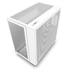 Gabinete Gamer NZXT H9 Flow White *Com 4 Fans Sem Led* Painel de Vidro Ininterrupto - ATX, Micro-ATX e Mini-ITX - WZetta: Pcs, Eletrônicos, Áudio, Vídeo e mais