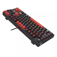 Teclado Mecânico 80% Redragon Flamengo Nation Led Red and White Switch Brown - loja online