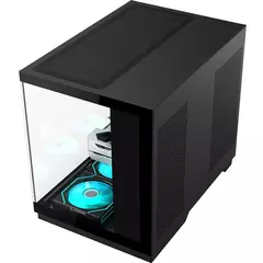 Gabinete Gamer Fortrek Clarity Max Black *Sem Fan* - ATX, Micro-ATX e Mini-ITX - loja online