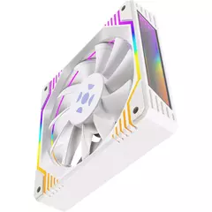 Kit 3 Cooler Fan 120mm Fortrek Frosty White com Controladora/Controle - loja online