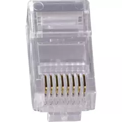 Conector RJ45 Cat5e Fortrek FK 120E Macho Conex 1000 (100 Unidades) na internet