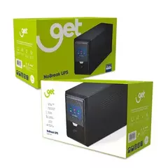 Imagem do Nobreak Get 1200VA 6 Tomadas Entrada: Bivolt Saída: 115V