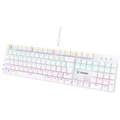 Teclado Mecânico Fortrek Gravity White 100 Fullsized Switch Red - loja online