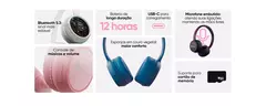 Headphone Bluetooth GT Go Branco BT 5.4/ 12H Autonomia/ Alcance 10M/ Entrada MicroSD/AUX - loja online