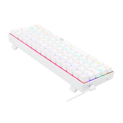 Teclado Mecânico 60% Redragon Lakshmi White Rainbow Switch Blue - loja online