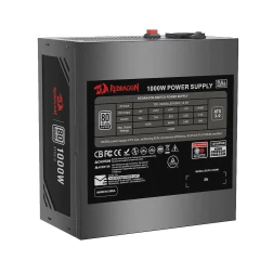 Fonte ATX 3.0 1000W PFC Ativo 80 Plus Platinum Redragon Full Modular Black PCIe 5.0 - loja online