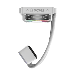 Water Cooler Pcyes Tundra White Ghost 120mm Led ARGB Intel/AMD LGA1954|AM5 TDP: 150W - WCTWG120 - loja online