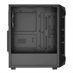 Imagem do Gabinete Gamer Gamdias Aura GC1 Elite Vidro Temperado ATX Mid Tower RGB *Com 4 Fans* Sem Fonte Black ATX, Micro-ATX, Mini-ITX