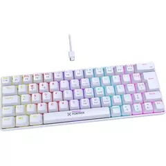 Imagem do Teclado Mecânico 65% Fortrek Gravity White 65 Compact Switch Red