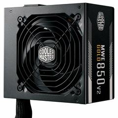 Imagem do Fonte ATX 850W Real PFC Ativo 80 Plus Gold Cooler Master MWE V2 850 - MPE-8501-ACAAG-WO - 5 Anos de Garantia