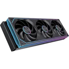 Imagem do Water Cooler Round5 Horizon Black, 360mm, Com Display Curvo 6.67", ARGB, Intel-AMD, Para LGA 1851-AM5, TPD: 300W