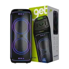 Imagem do Caixa de Som Bluetooth Amp Get Evoke 2001 2000W RMS Led Rgb USB/SD/BT/FM/AUX/2 MIC/Entrada de guitarra