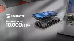 Imagem do Carregador Portátil por Indução GT 10.000mAh 3 em 1 Cabo (USB-C/MicroUSB/Light) com Ventosa (1 Saídas USB)