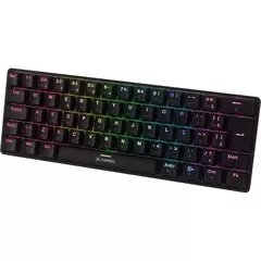 Teclado Mecânico 65% Fortrek Gravity Air Compact Black RGB Tri-Mode (Bluetooth/Wireless/USB) Recarregável Switch Brown na internet