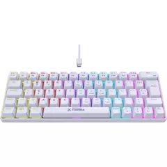 Teclado Mecânico 65% Fortrek Gravity White 65 Compact Switch Red - comprar online