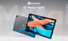 Tablet Goldentec Tab10 Metal 4G, 4GB RAM, 64GB Armazenamento (Expansível até 256GB), Processador Octa Core 10", Tela HD, IPS, Android 12" - comprar online