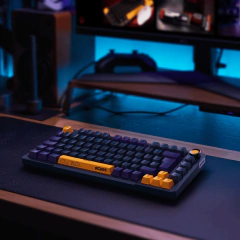 Teclado Mecânico 75% Pcyes Arkeum Sunset Edition Switch Blue