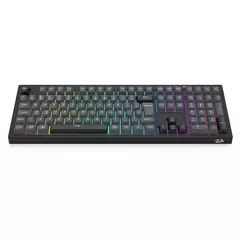 Teclado Semi Mecânico Redragon Crux Pro RGB Preto e Cinza Tri-Mode (Bluetooth/Wireless/USB) Full Size K518RGB-PRO-GB - comprar online