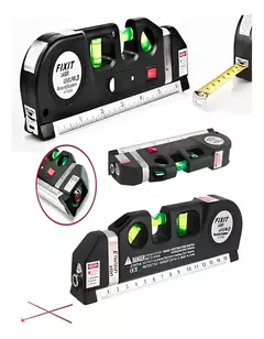 Nível a Laser Nivelador Pro 3 Estágio + Trena 2.5m + Régua 15cm na internet