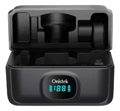Kit Case com 2 Microfone de Lapela Sem Fio Onistek ON-MC827 Black Lightning iPhone - comprar online
