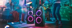 Caixa de Som Bluetooth Amp Get Evoke 1001 1000W RMS Led Rgb USB/SD/BT/FM/AUX/2 MIC/Entrada de guitarra - loja online