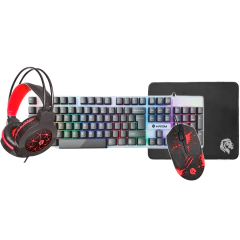 Combo Gamer Hayom TC3220 Teclado + Mouse + Headset + Mousepad