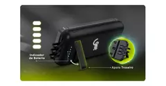 Carregador Portátil por Indução Get 10.000mAh 3 em 1 Cabo (USB-C/MicroUSB/Light) com Ventosa (1 Saídas USB) - 1 Ano de Garantia - loja online