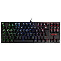 Teclado Mecânico 80% Redragon Kumara Black RGB Switch Blue