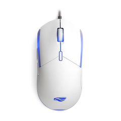 Mouse Gamer C3Tech MG-80WH White Rgb 3.200DPI com 6 Botões