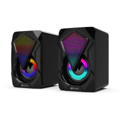 Caixa de Som Gamer Kisonli L9090 Rgb 6W Rms