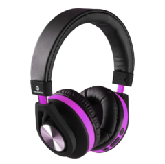 Headphone Bluetooth GT Follow Purple BT 4.2 - Autonomia 8/10H - Alcance 10M - Entrada AUX