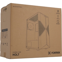 Gabinete Gamer Fortrek Holt Black Com Led Rgb Frontal - ATX, Micro-ATX e Mini-ITX