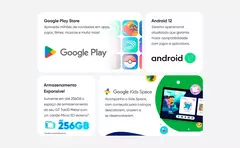 Tablet Goldentec Tab10 Metal 4G, 4GB RAM, 64GB Armazenamento (Expansível até 256GB), Processador Octa Core 10", Tela HD, IPS, Android 12"