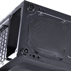 Gabinete Gamer Pcyes Venus Black *Com 2 Fans Led Vermelho* - Micro-ATX e Mini-ITX