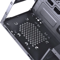 Gabinete Gamer Pcyes Venus Black *Com 2 Fans Led Vermelho* - Micro-ATX e Mini-ITX - comprar online