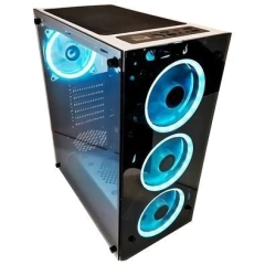 Gabinete Gamer Rise Mode Glass 06 White s/ Fan Led - ATX, Micro-ATX e Mini-ITX