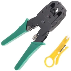 Alicate Crimpador Knup KP-AL0001 RJ45/RJ11 com Catraca e Decapador