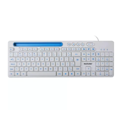Teclado Multimídia Multilaser TC263 White