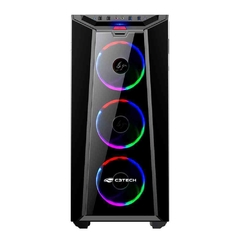 Gabinete Gamer C3Tech MT-G800BK *Com 3 Fans Led Rgb Controlável* - ATX, Micro-ATX e Mini-ITX - comprar online
