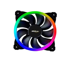 Kit 3 Cooler Fan 120mm Brazil PC Led RGB com Controladora e Controle na internet